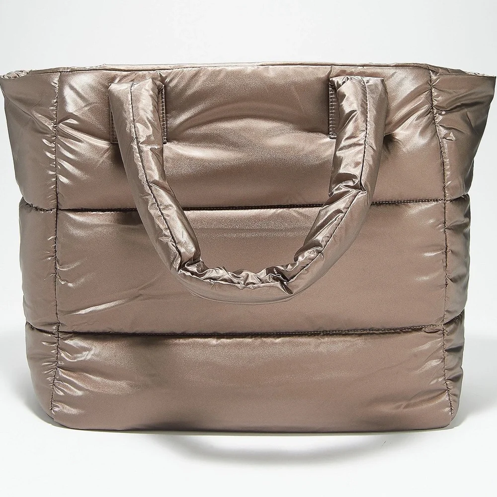 Zuda Quilted Nylon Tote - Picture 2 of 3